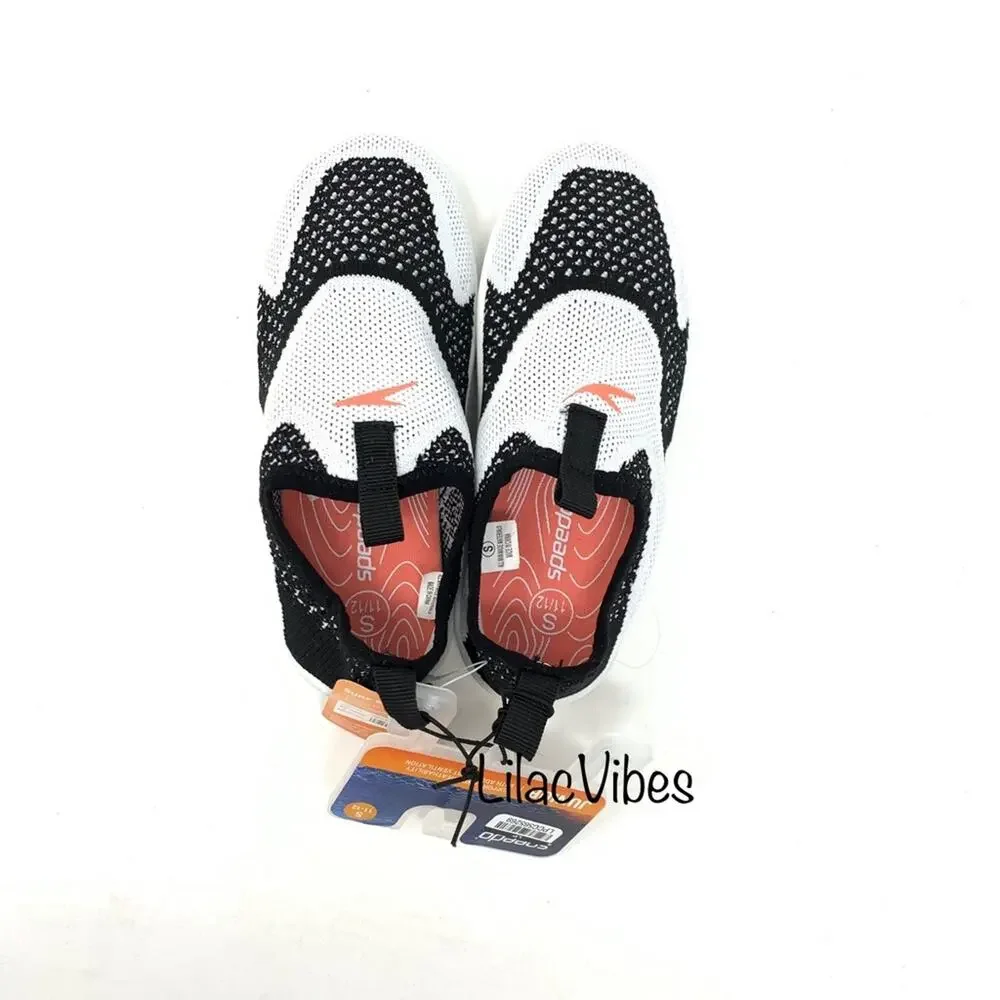Speedo Surf Strider Water Shoes White Black Medium‎ Size 13/1